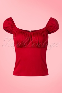 Steady Clothing - Bonnie-topje in rood 3