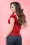 Steady Clothing - 50s Bonnie Top in Red 7