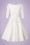 Vixen - 50s Dorothy Bridal Swing Dress in Ivory 6