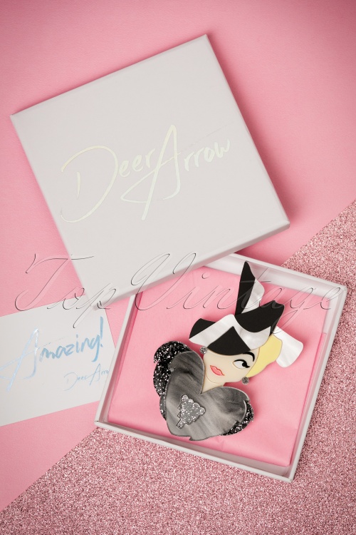 Deer Arrow - Exklusiv von TopVintage ~ Klassische Carole-Brosche 3