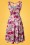 Hearts and Roses  50s Samantha Pink Flowers Swing Dress 102 29 19098 20160210 0009W
