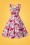 Hearts and Roses  50s Samantha Pink Flowers Swing Dress 102 29 19098 20160210 0006W