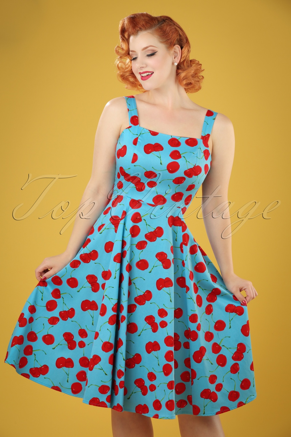Retro 1950s Polka Dot Dresses for Sale
