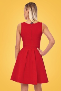 Vintage Chic for Topvintage - 60s Katty Skater Dress in Red 5
