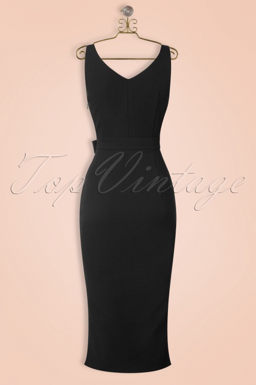 Vintage Diva  - The Eve Dress en Noir 15