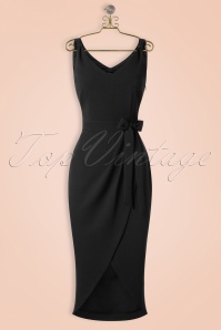 Vintage Diva  - De Eve-jurk in zwart 11
