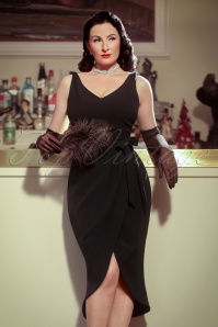 Vintage Diva  - The Eve Dress en Noir 7