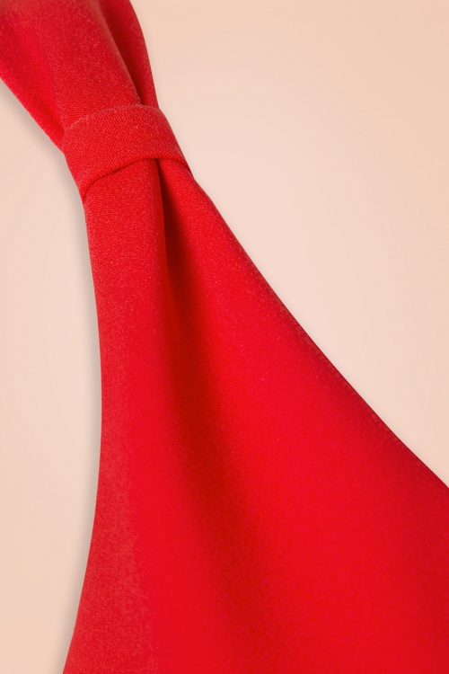 Vintage Diva  - De Eve-jurk in rood 9