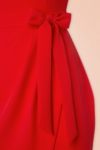 Vintage Diva  - De Eve-jurk in rood 10