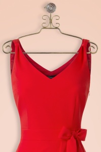 Vintage Diva  - De Eve-jurk in rood 8