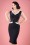 Miss Candyfloss Navy and White Pencil Dress 100 31 20616 20170403 0009W