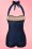 Esther Williams  Classic fifties Bathing Suit Navy Blue 161 31 12101 20140219 0005W