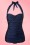 Esther Williams  Classic fifties Bathing Suit Navy Blue 161 31 12101 20140219 0001W