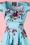 Hearts & Roses - Bonnie Swing-Kleid mit Blumenmuster in Hellblau 3