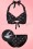 Vive Maria - Sweet Swallow Bikini Années 50 en Noir