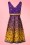 Lindy Bop Valerie Purple Sunflower Dress 102 69 21234 20170411 0010W