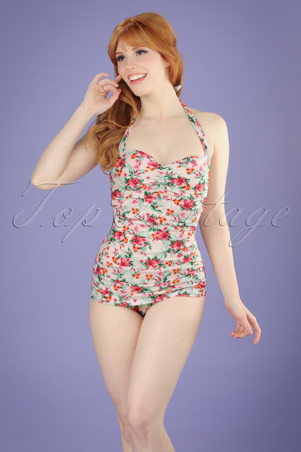 50s one piece swimsuit