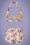 Bettie Page Swimwear - Romantischer Bikini mit Blumenmuster in Creme 7