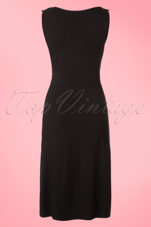 Topvintage Boutique Collection - 50s The Janice Dress in Black 4