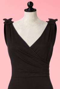 Topvintage Boutique Collection - 50s The Janice Dress in Black 3