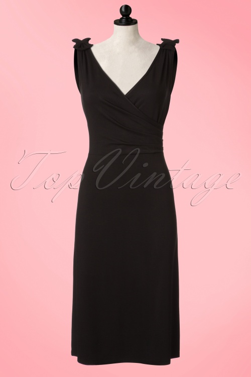 Topvintage Boutique Collection - De Janice-jurk in zwart 2
