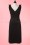 Topvintage Boutique Collection - 50s The Janice Dress in Black 2