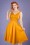 50s Odessa Swing Dress in Sun Yellow