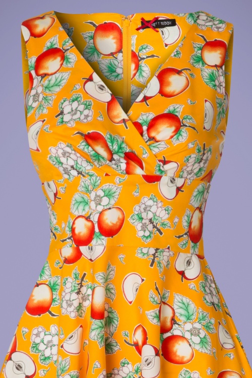 Bunny - Somerset Apples Swing Dress Années 50 en Orange 3