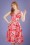 TopVintage Exclusive ~ Flamingo Swing Dress Années 50 en Rose
