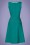 Daisy Dapper - Iris A-lijn jurk in blauwgroen 6