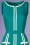 Daisy Dapper - 60s Iris A-Line Dress in Teal 4