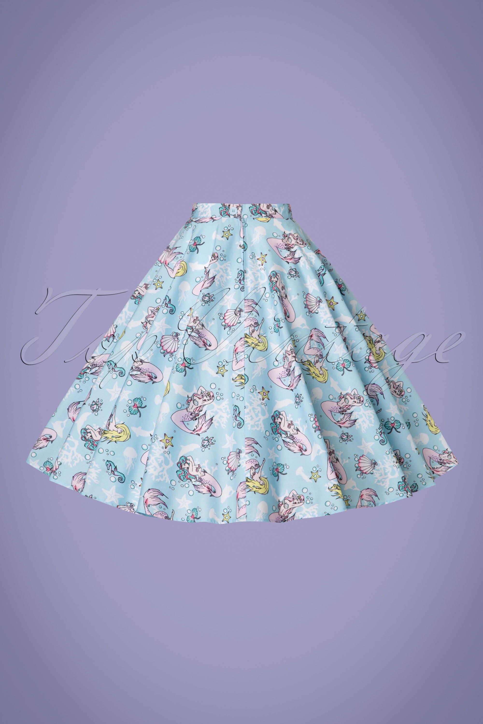 Bunny - Andrina zeemeermin swingrok in pastelblauw 6