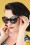 So Retro Big Cat Sunglasses in Black 260 10 22094 20170505 modelW