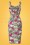 Collectif Clothing - 50s Mahina Tropical Hibiscus Sarong Dress in Ivory 8