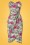 Collectif Clothing - 50s Mahina Tropical Hibiscus Sarong Dress in Ivory 4