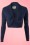 Collectif Clothing  Jean knitted Bolero in Navy 12550 20140217 0003W