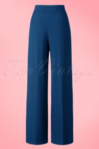 Bunny - Nelly Bly Classy Trousers Années 40 en Navy 3