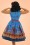 Lindy Bop - Audrey Fairground Swingkleid in Blau 7