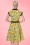 Banned Retro - 50s Starlight Swing Dress in Lime Green 7