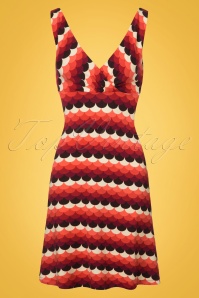 King Louie - 70s Ginger Frisky Dress in Rumba Red 2