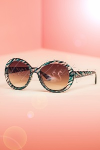 So Retro - So Retro Vanity Sunglasses Années 60 en Bleu 3