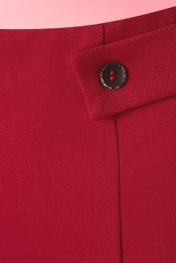 Banned Retro - Gepersonifieerde elegantie rok in rood 4