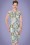 Banned Retro - Mandala off Shoulder Pencil Dress Années 50 en Sable 6