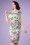 Vintage Chic Mint Floral Pencil Dress 100 39 21986 20170515 0008W