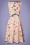 Vixen - Jacqueline Paper Doll Swingkleid in Pink 6