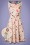 Vixen - Jacqueline Paper Doll Swingkleid in Pink 2