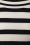 Banned Retro - Ahoi Stripes Top Années 50 en Noir et Blanc 3