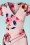 Vintage Chic for Topvintage - Madeline Bleistiftkleid mit Blumenmuster in Pastellrosa 4