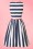 Dolly and Dotty - 50s Annie Stripes Swing Dress in Navy and White 7