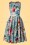 Dolly and Dotty Annie Floral Swing Dress in Blue 102 39 20729 20170619 0015W